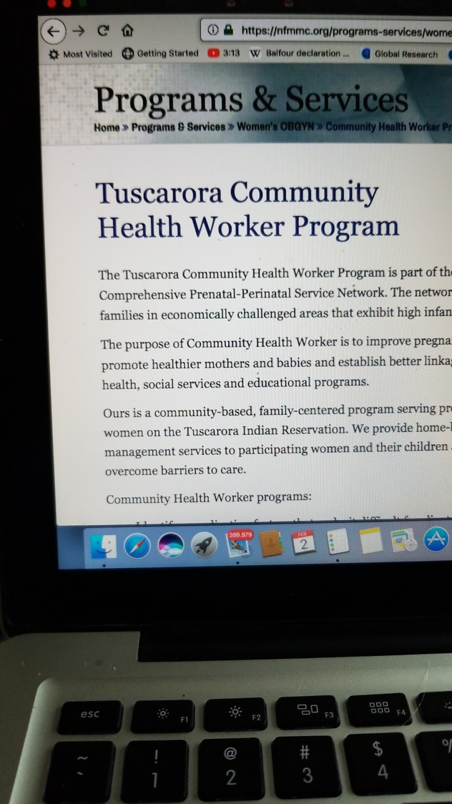 Tuscarora Community Health Workers Program | 5226 Walmore Rd, Lewiston, NY 14092, USA | Phone: (716) 297-0598