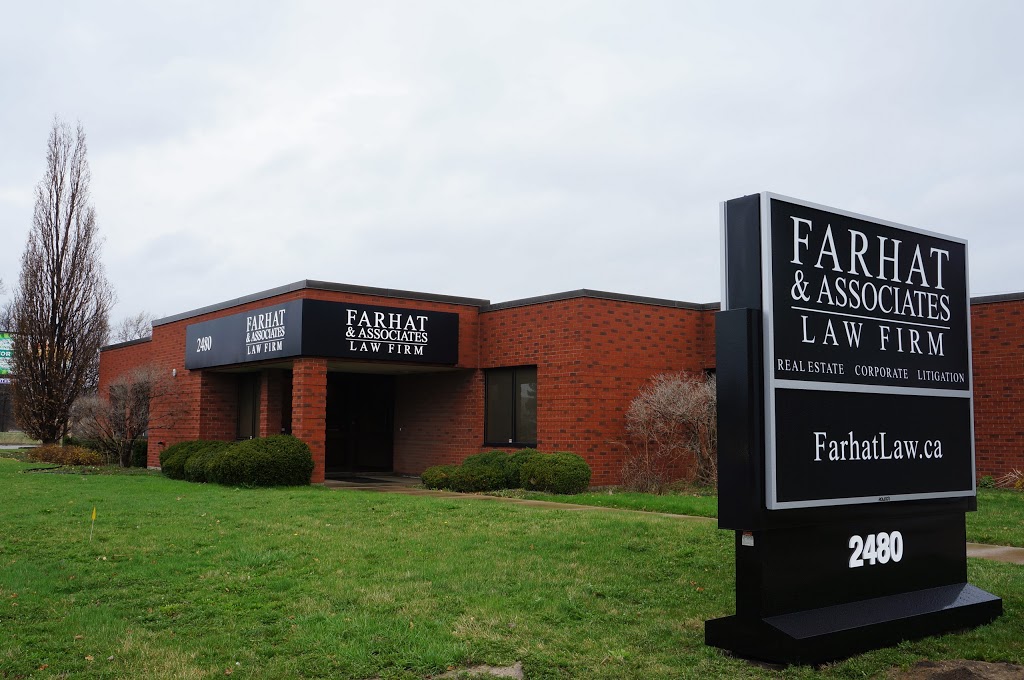 Farhat & Associates Law Firm - Rashid Farhat | 1 Hanna St W, Windsor, ON N8X 1C7, Canada | Phone: (519) 255-4382
