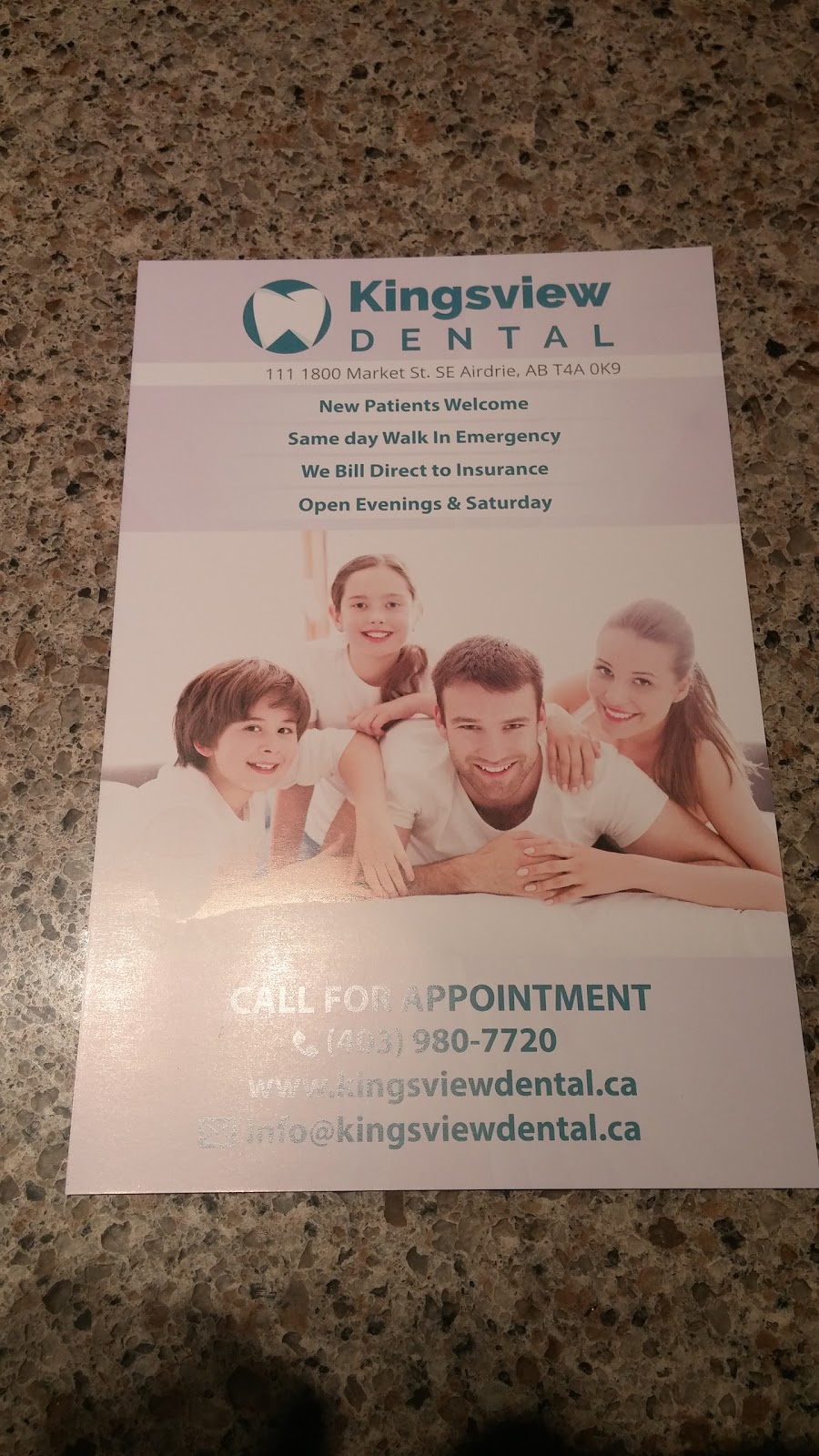 Kingsview Dental, Airdrie | Kingsview Market, 1800 Market St #111, Airdrie, AB T4A 0K9, Canada | Phone: (403) 980-7720