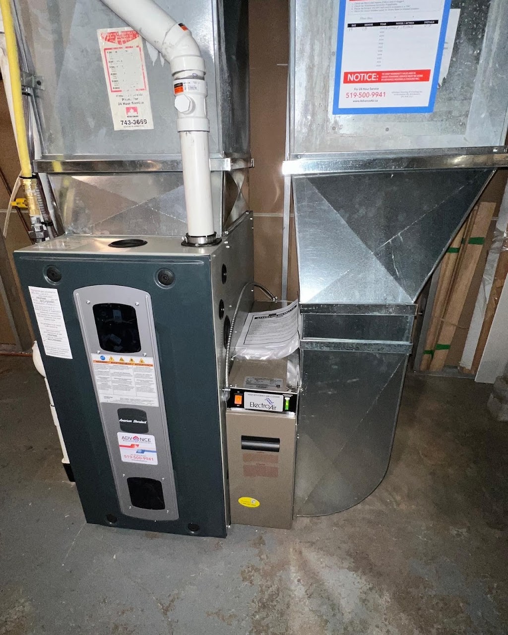 Advance Heating & Cooling KW | 44 Otonabee Dr, Kitchener, ON N2C 1L6, Canada | Phone: (519) 500-9941