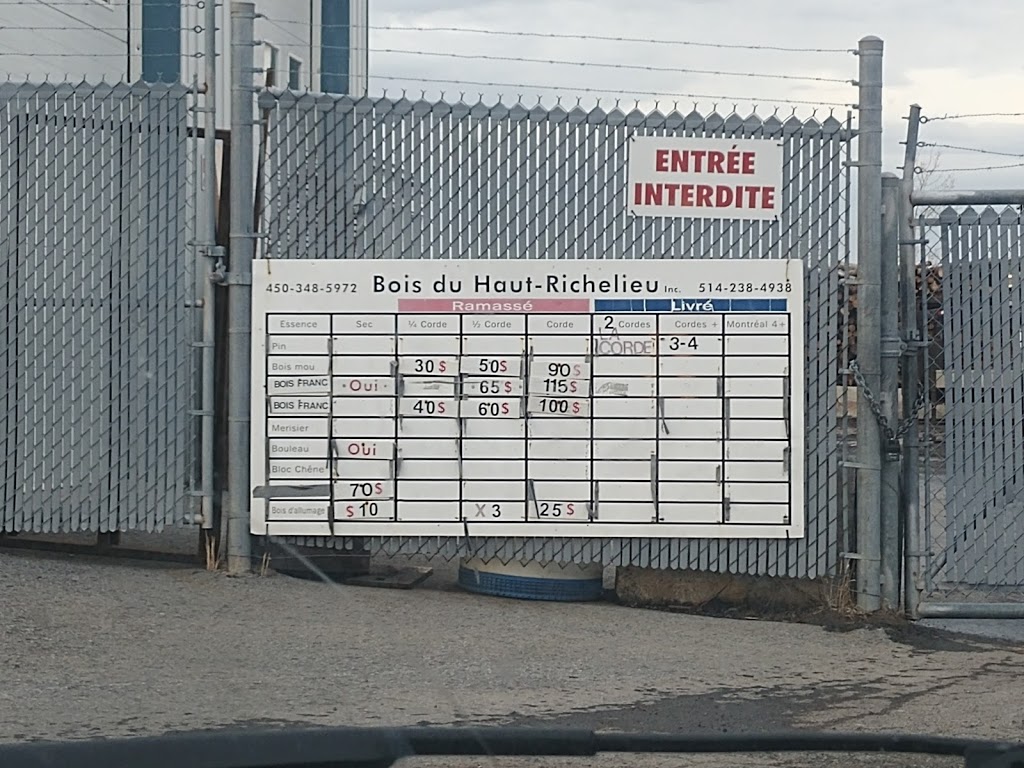 Bois Du Haut-Richelieu | 1299 Boulevard Saint-Luc, Saint-Jean-sur-Richelieu, QC J2W 2M8, Canada | Phone: (514) 238-4937