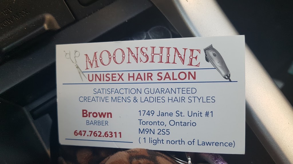 Moonshine Unisex Hair | 1749 Jane St, North York, ON M9N 2S5, Canada | Phone: (416) 364-8544