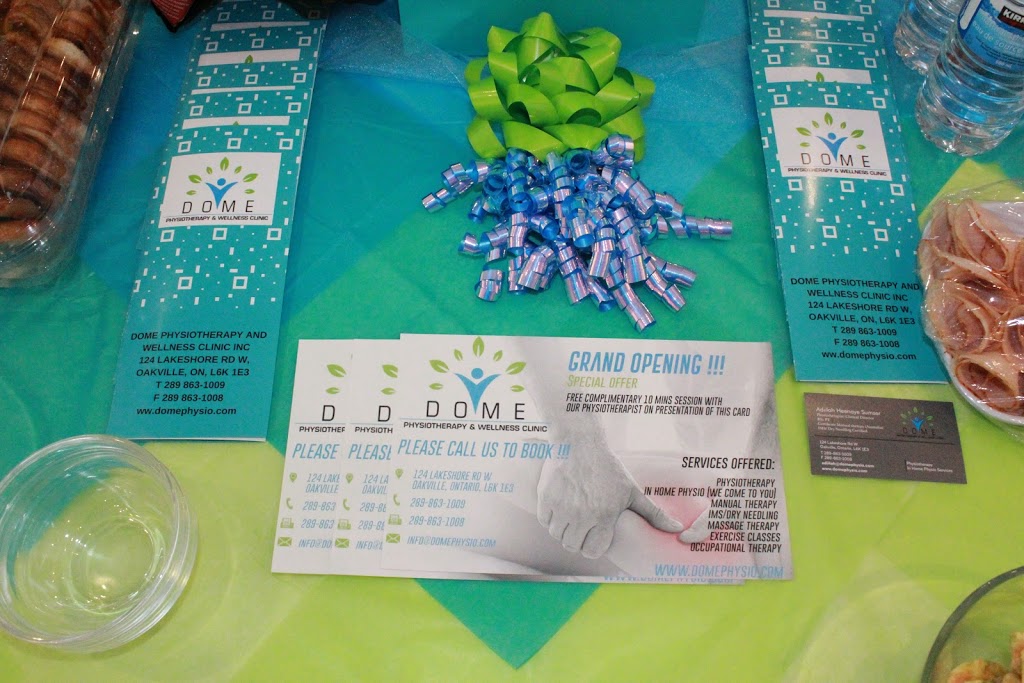 Dome Physiotherapy & Wellness Clinic | 124 Lakeshore Rd W, Oakville, ON L6K 1E3, Canada | Phone: (289) 863-1009