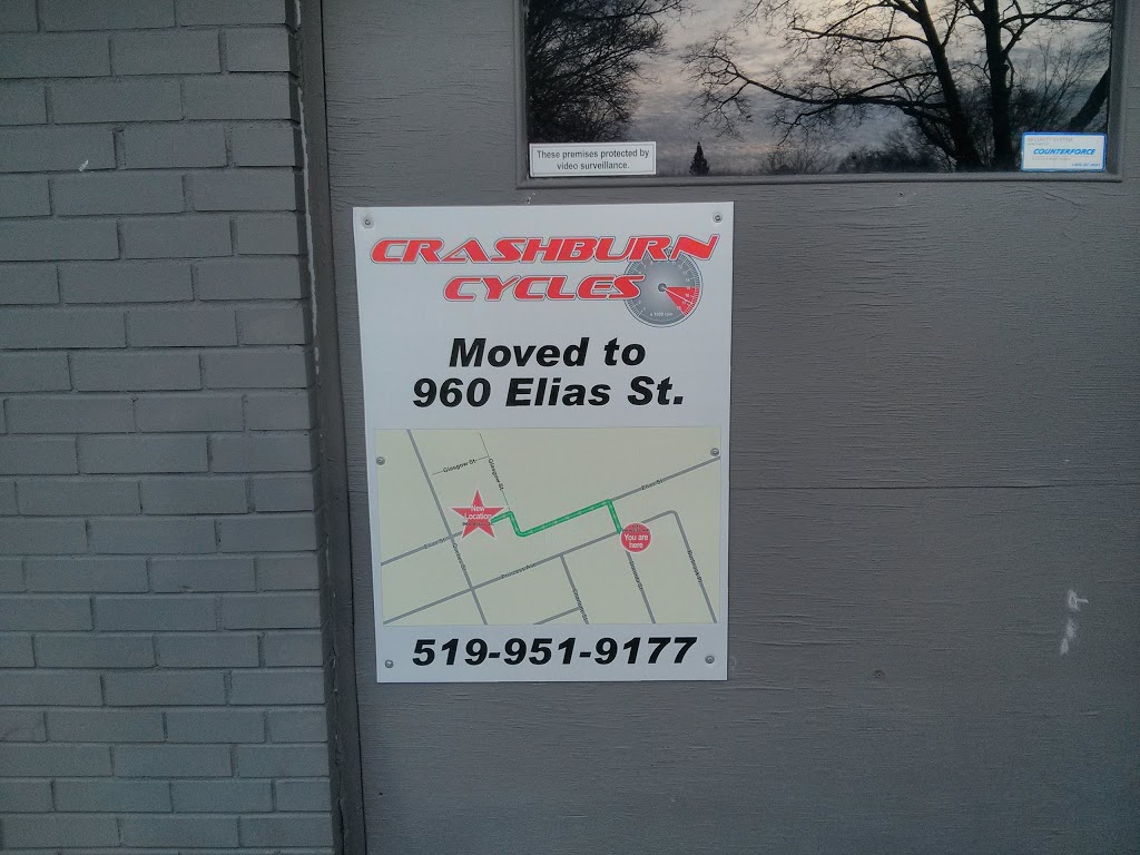 Crashburn Cycles | 960 Elias St Unit 4, London, ON N5W 3P4, Canada | Phone: (519) 951-9177