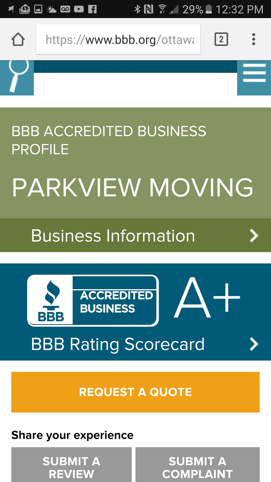 Parkview Moving Co. | 3326 Limebank Rd #3, Ottawa, ON K1V 1H2, Canada | Phone: (613) 425-0020