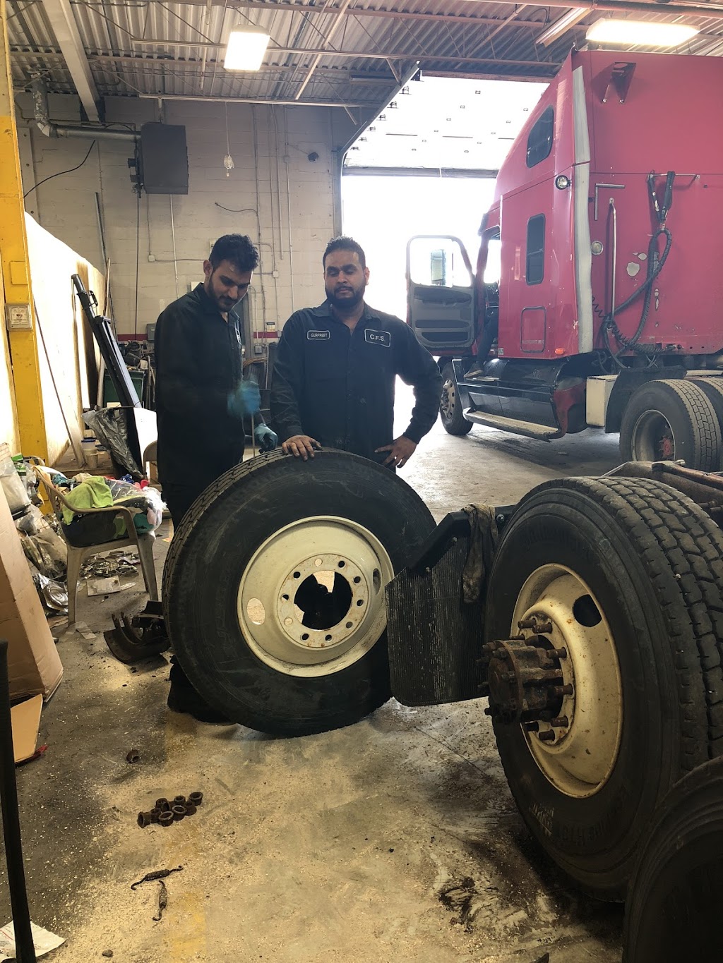 CFS truck repair shop | 7220 Tranmere Dr, Mississauga, ON L5S 1L6, Canada | Phone: (416) 294-4640