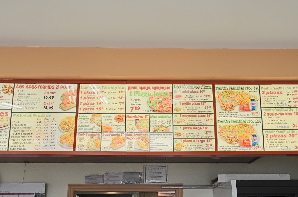 Champion Pizza 2 Pour 1 | 3645 Chemin Gascon, Mascouche, QC J7L 3X6, Canada | Phone: (450) 477-0477