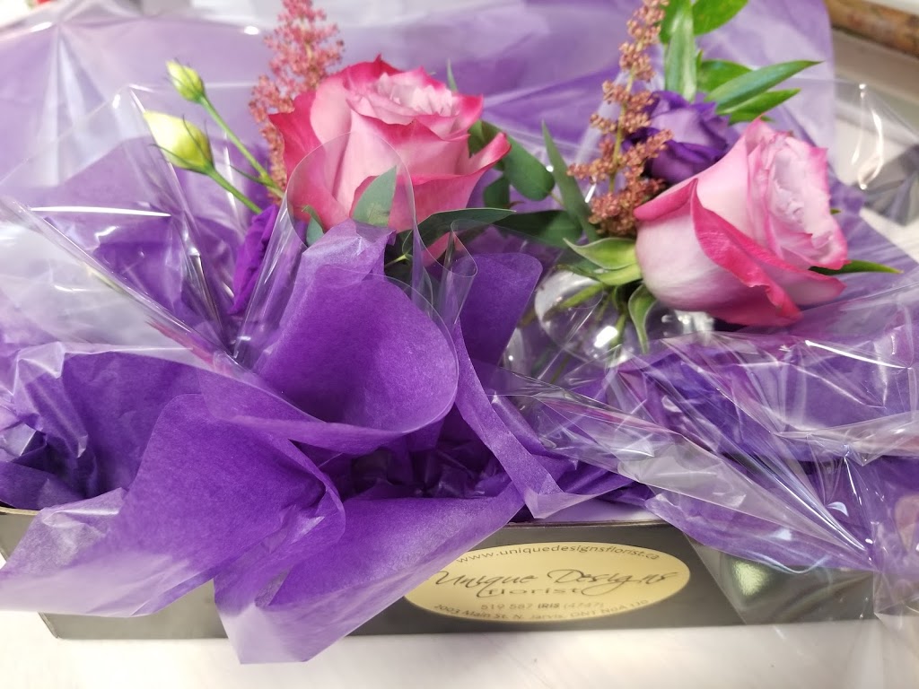 Unique Designs Florist | 2003 Main St S, Jarvis, ON N0A 1J0, Canada | Phone: (519) 587-4747