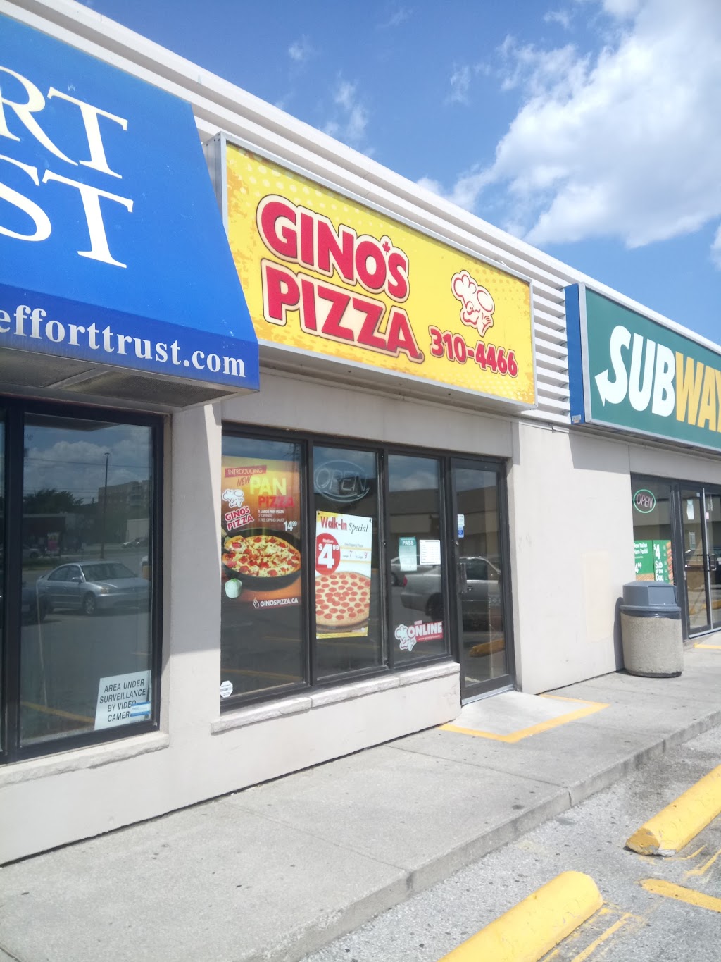 Ginos Pizza | 697 Queenston Rd, Hamilton, ON L8E 5J6, Canada | Phone: (866) 310-4466