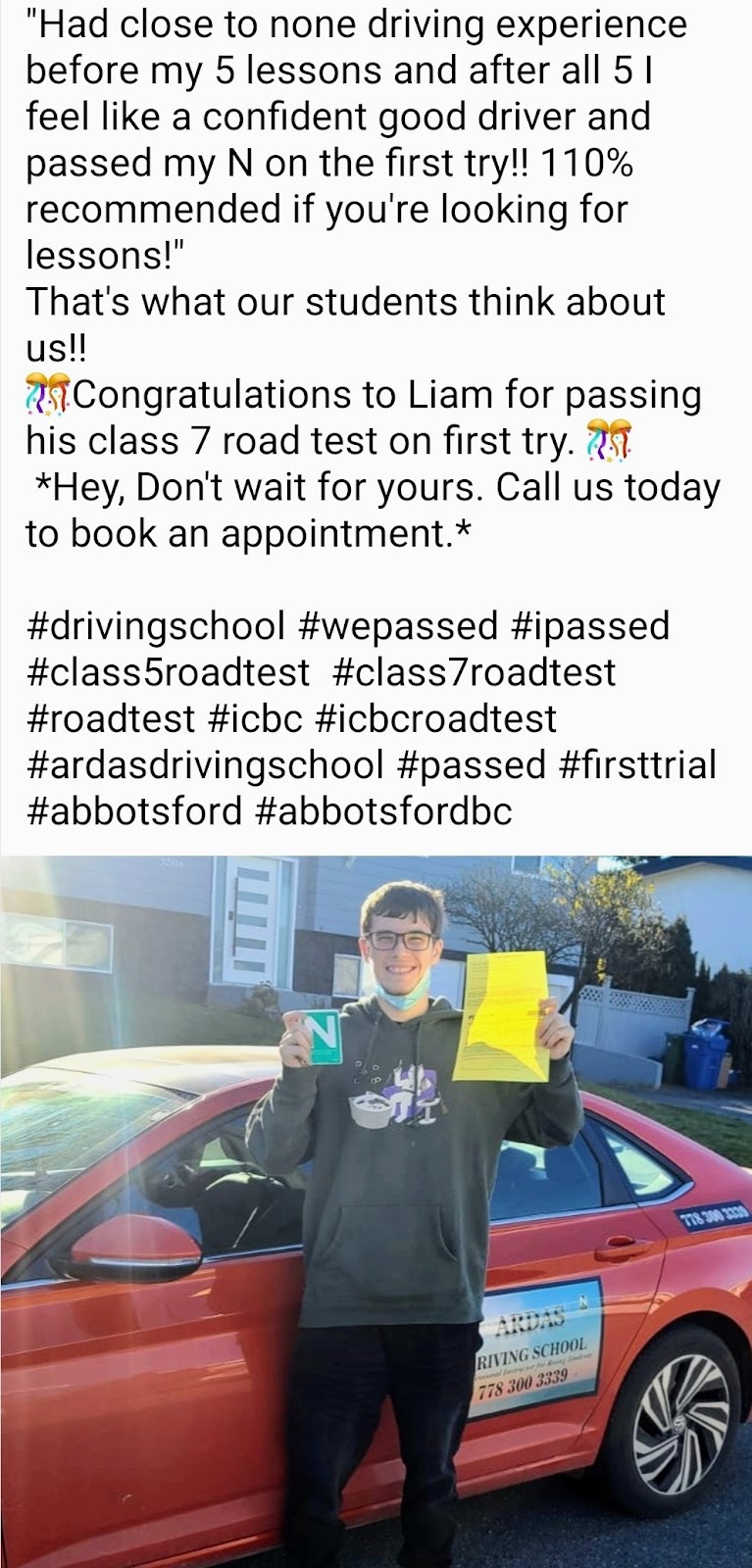 Class 5/7 Driving School | 2830 Bourquin Crescent W, Abbotsford, BC V2S 5N8, Canada | Phone: (778) 300-3339