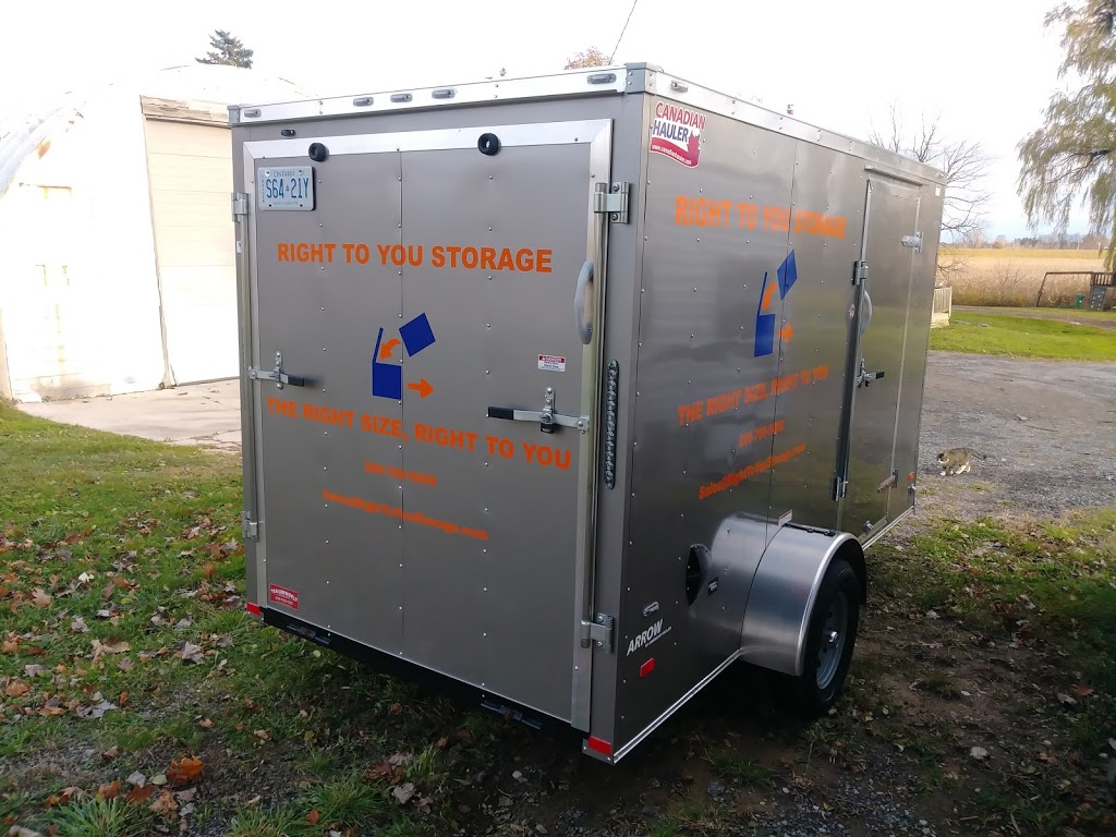 Right to you storage | 1833-1837 Colborne St E, Jerseyville, ON L0R 1R0, Canada | Phone: (289) 700-5069