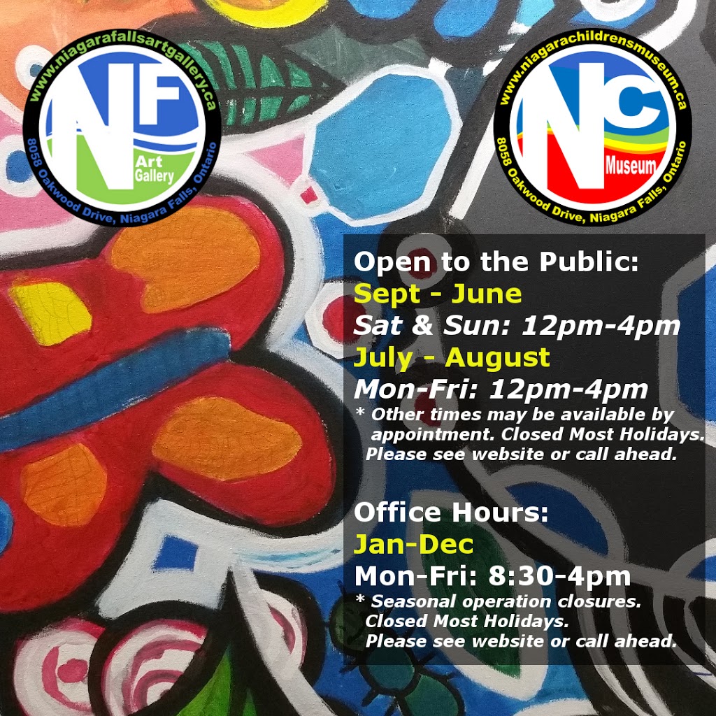 Niagara Falls Art Gallery & Niagara Childrens Museum | 8058 Oakwood Dr, Niagara Falls, ON L2E 6S5, Canada | Phone: (905) 356-1514