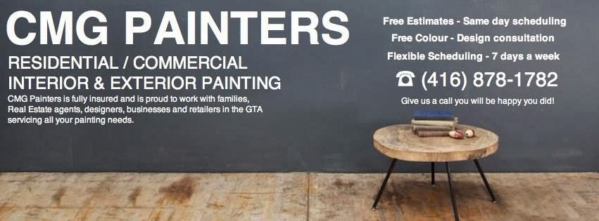 CMG Painters | 156 Enfield Pl, Mississauga, ON L5B 4L8, Canada | Phone: (416) 878-1782