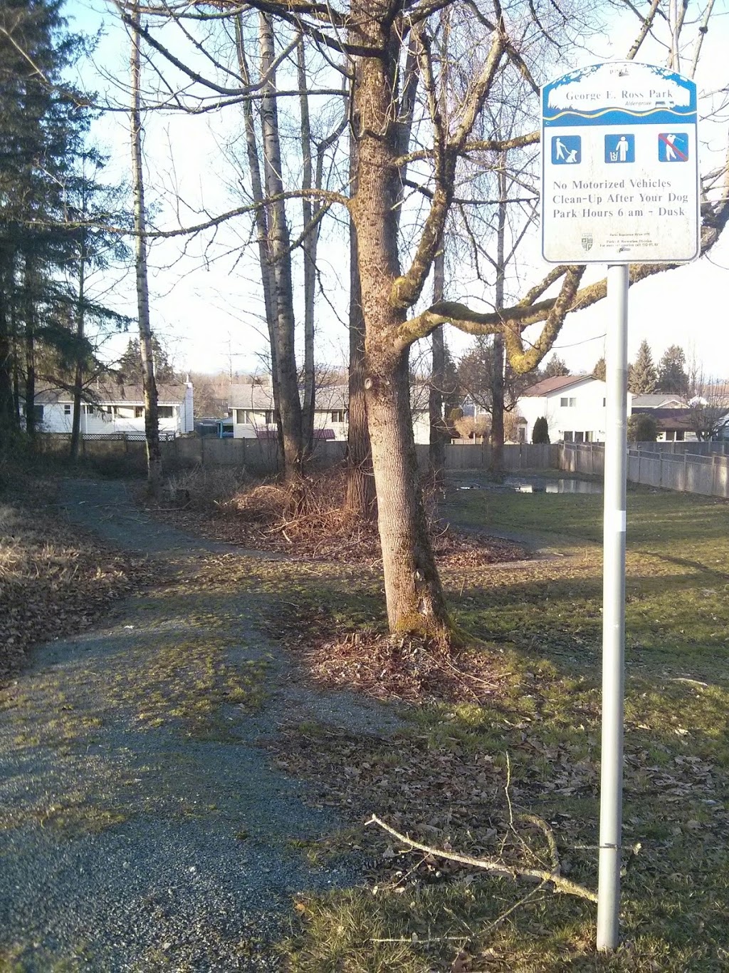 George E. Ross Park | 265a St, Aldergrove, BC V4W 3E2, Canada | Phone: (604) 532-7350