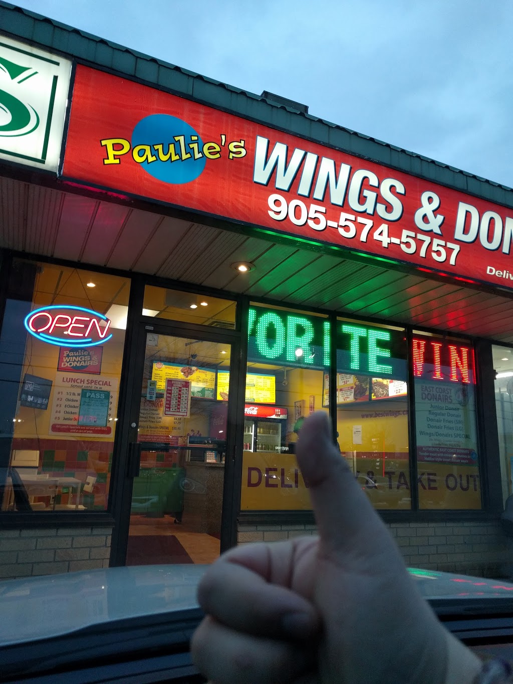 Paulies Wings & Donairs | 30 Rymal Rd E, Hamilton, ON L9B 1T7, Canada | Phone: (905) 574-5757