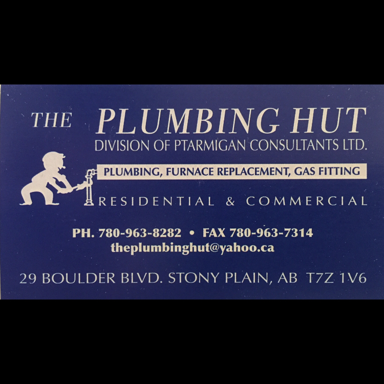 Plumbing Hut The | 29 Boulder Blvd, Stony Plain, AB T7Z 1V6, Canada | Phone: (780) 963-8282