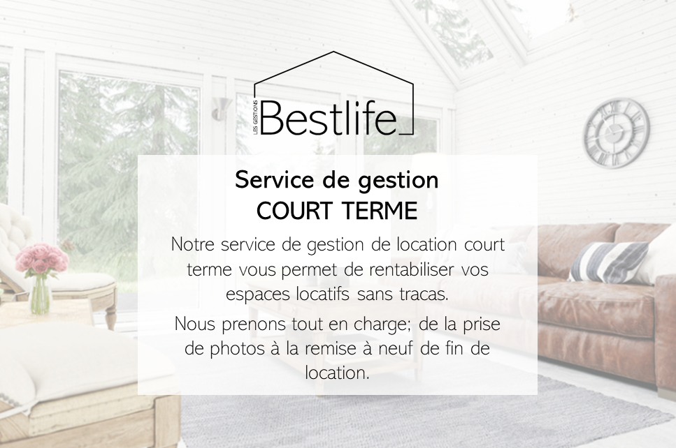Les gestions Bestlife | 1258 Rue Letendre, Sherbrooke, QC J1K 3A5, Canada | Phone: (438) 888-5034
