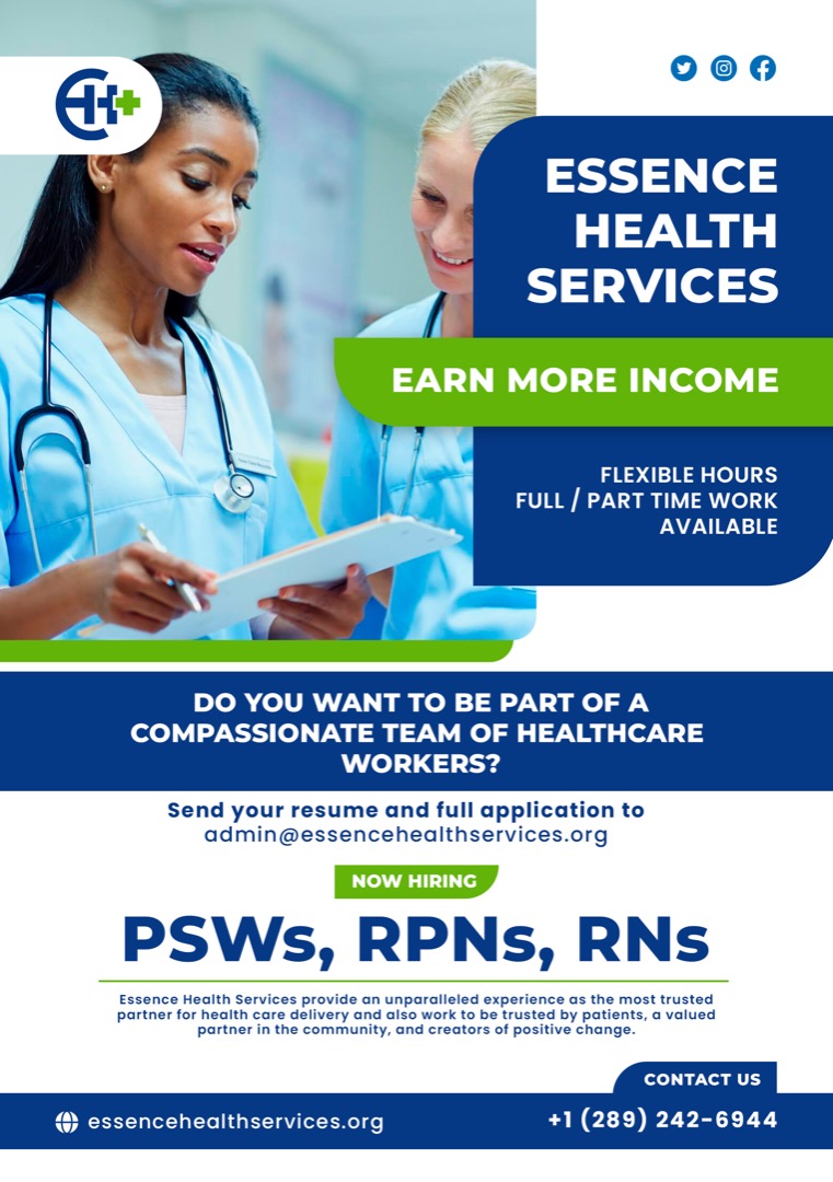 Essence Health Services Inc | 9 Hampton Brook Way, Hamilton, ON L0R 1W0, Canada | Phone: (289) 242-6944