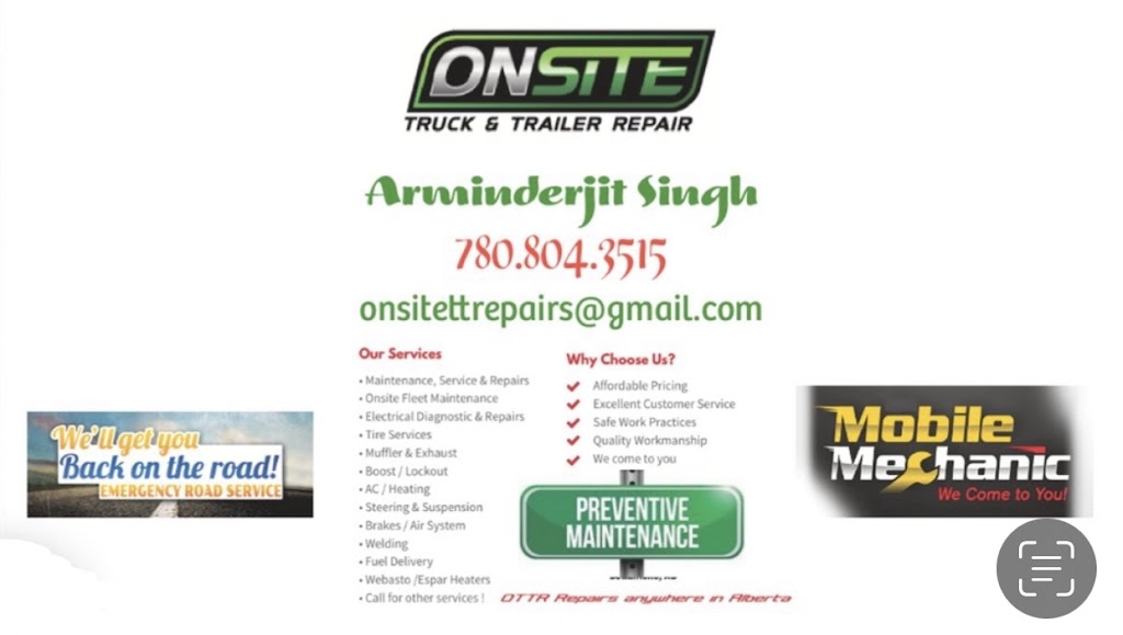 OTTR-Onsite Truck & Trailer Repairs | 5207 67 St, Beaumont, AB T4X 2A3, Canada | Phone: (780) 804-3513