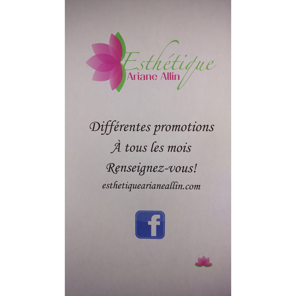 Esthétique Ariane Allin | 122 Rue des Trembles, Châteauguay, QC J6J 6E5, Canada | Phone: (514) 812-5238