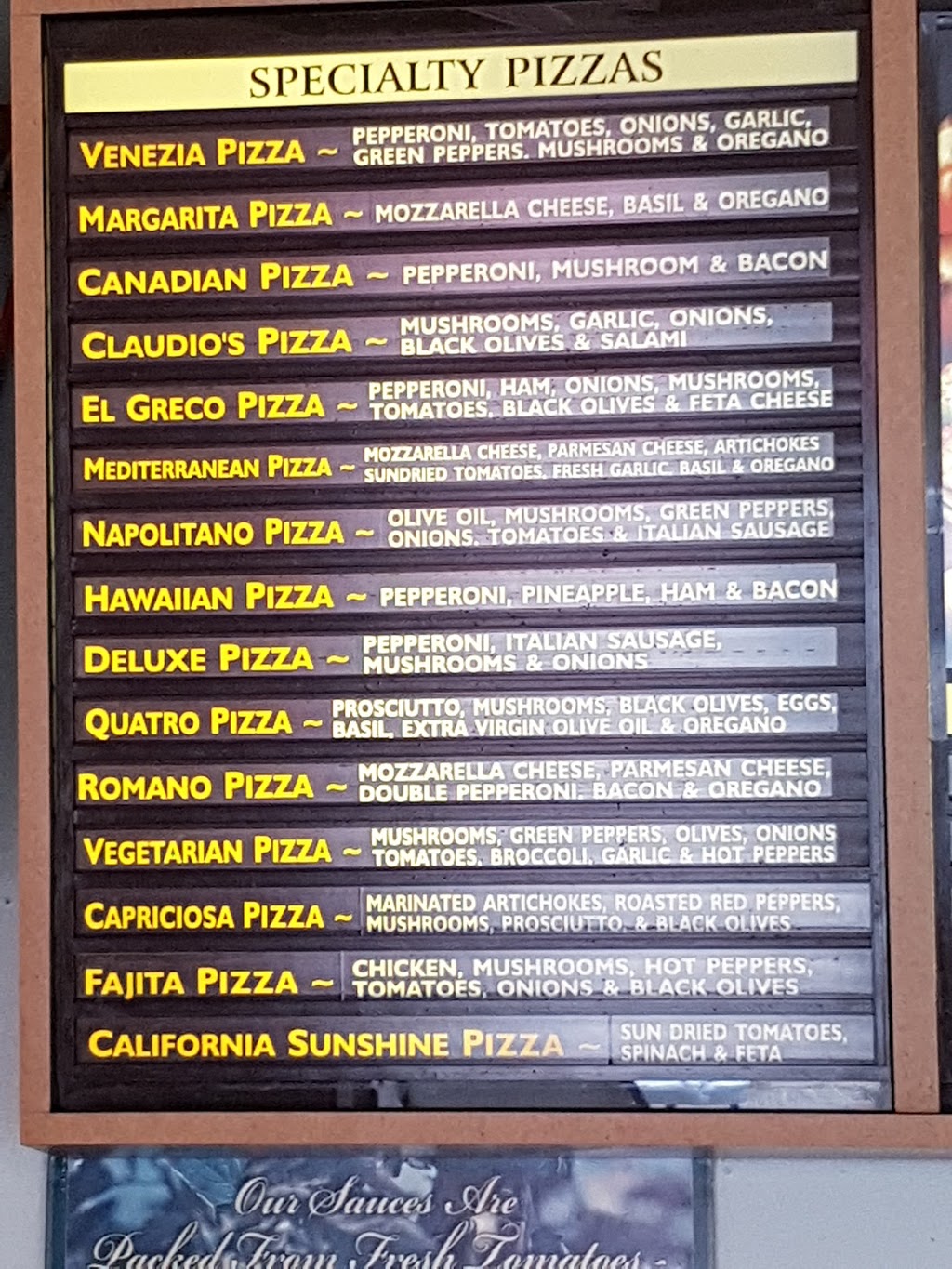 Venice Pizza - Pizza Venezia | 9 Main St #5, Erin, ON N0B 1T0, Canada | Phone: (519) 833-0810