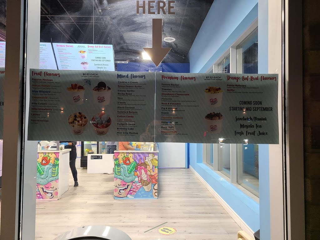 Rollz ice cream | North Park - Zum Bovaird Station Stop SB, Brampton, ON L6S 0C5, Canada | Phone: (647) 770-9964