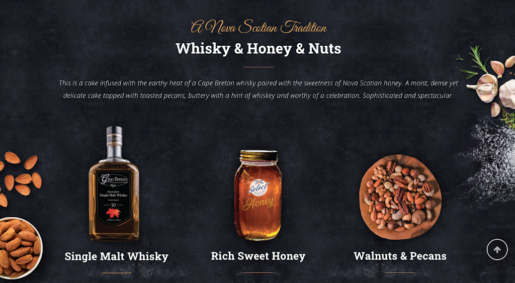 Nova Scotia Whisky Cake | 12 Bree Ln, Hammonds Plains, NS B4B 0K2, Canada | Phone: (902) 404-6690