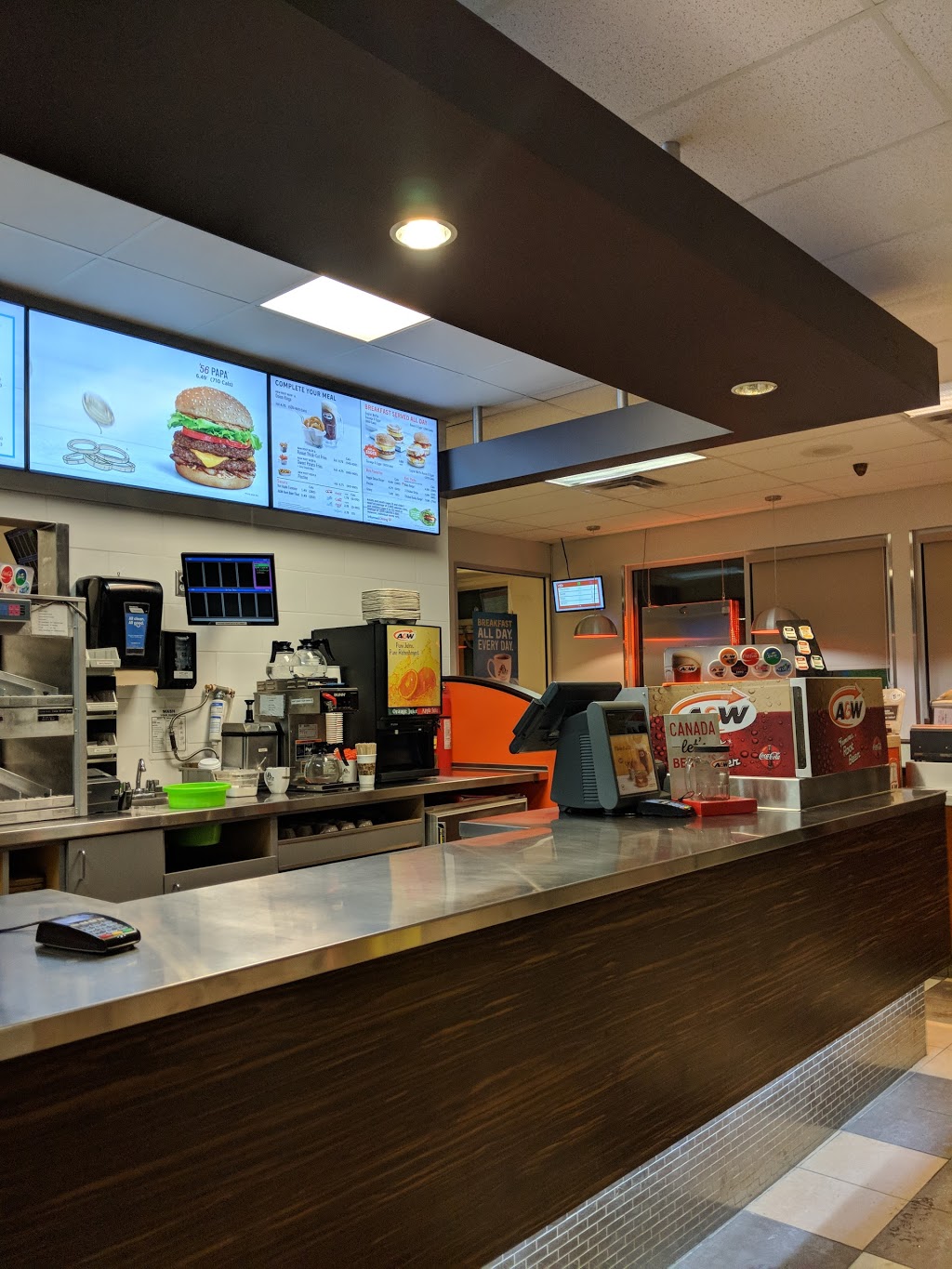 A&W Canada | 140 Queensway East, Simcoe, ON N3Y 2G9, Canada | Phone: (519) 429-3215