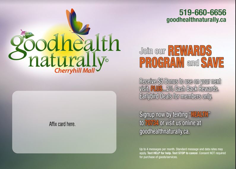 Good Health Naturally Cherryhill www.goodhealthnaturally. ca | 301 Oxford St W, London, ON N6H 1S6, Canada | Phone: (519) 660-6656