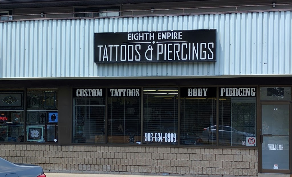 Eighth Empire Tattoos & Piercings | 91 Plains Rd E, Burlington, ON L7T 2C2, Canada | Phone: (905) 634-8989