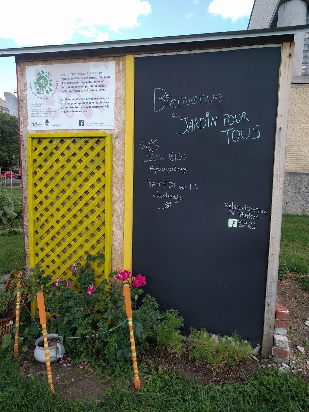 Jardin pour tous | 6108 8e Avenue, Montréal, QC H1Y 2M2, Canada | Phone: (514) 727-6775