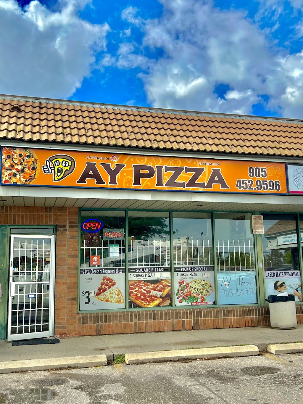 AY pizza | 550 Queen St W #5, Brampton, ON L6X 3E1, Canada | Phone: (905) 452-9596