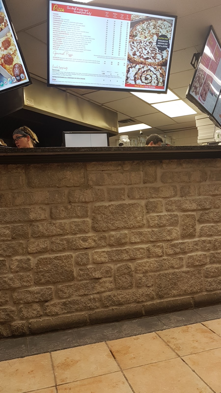 Lorenzos Pizzeria | 100 Castlefrank Rd, Kanata, ON K2L 2V6, Canada | Phone: (613) 836-3311