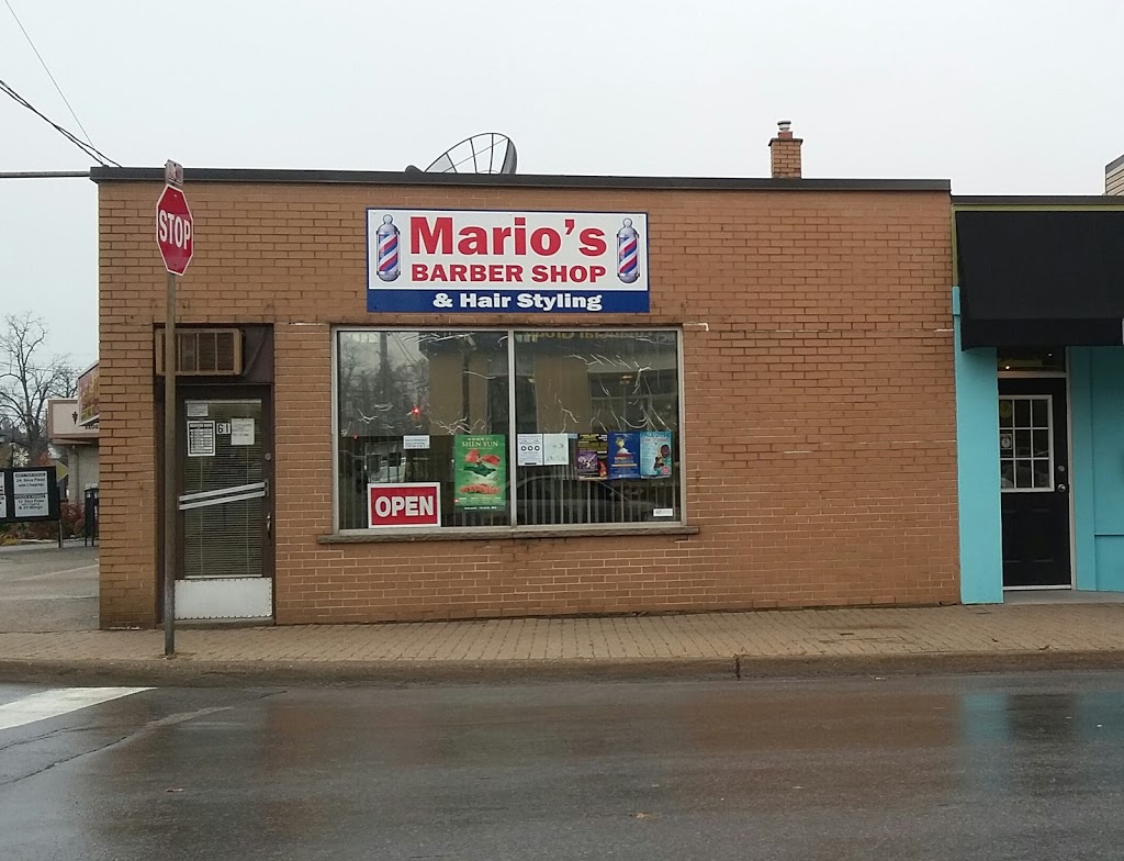 Marios Barber Shop | hair care | 61 Front St S, Thorold, ON L2V 1W8, Canada | 9052273329 OR +1 905-227-3329