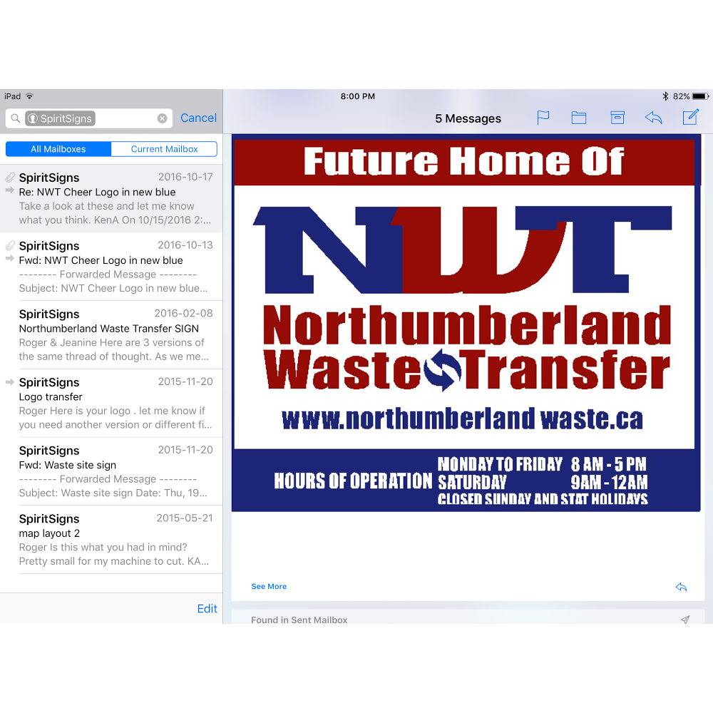Northumberland Waste Transfer | 32 Industrial park RD North, Colborne, ON K0K 1S0, Canada | Phone: (905) 355-2725