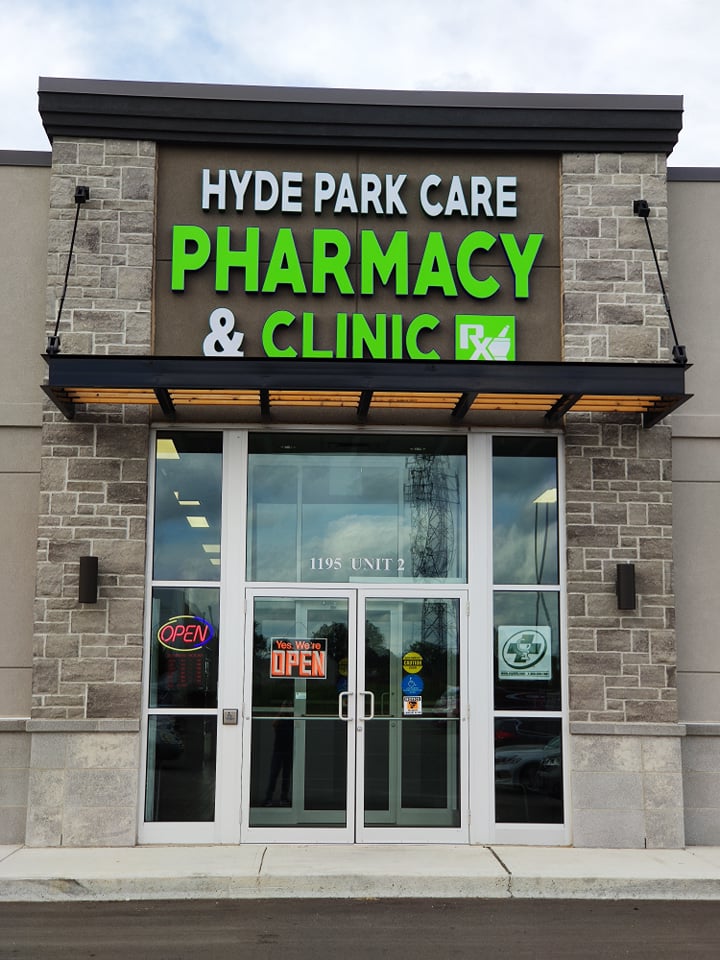 HYDE PARK CARE PHARMACY | 2-1195 Hyde Park Rd, London, ON N6H 5K6, Canada | Phone: (519) 473-0444