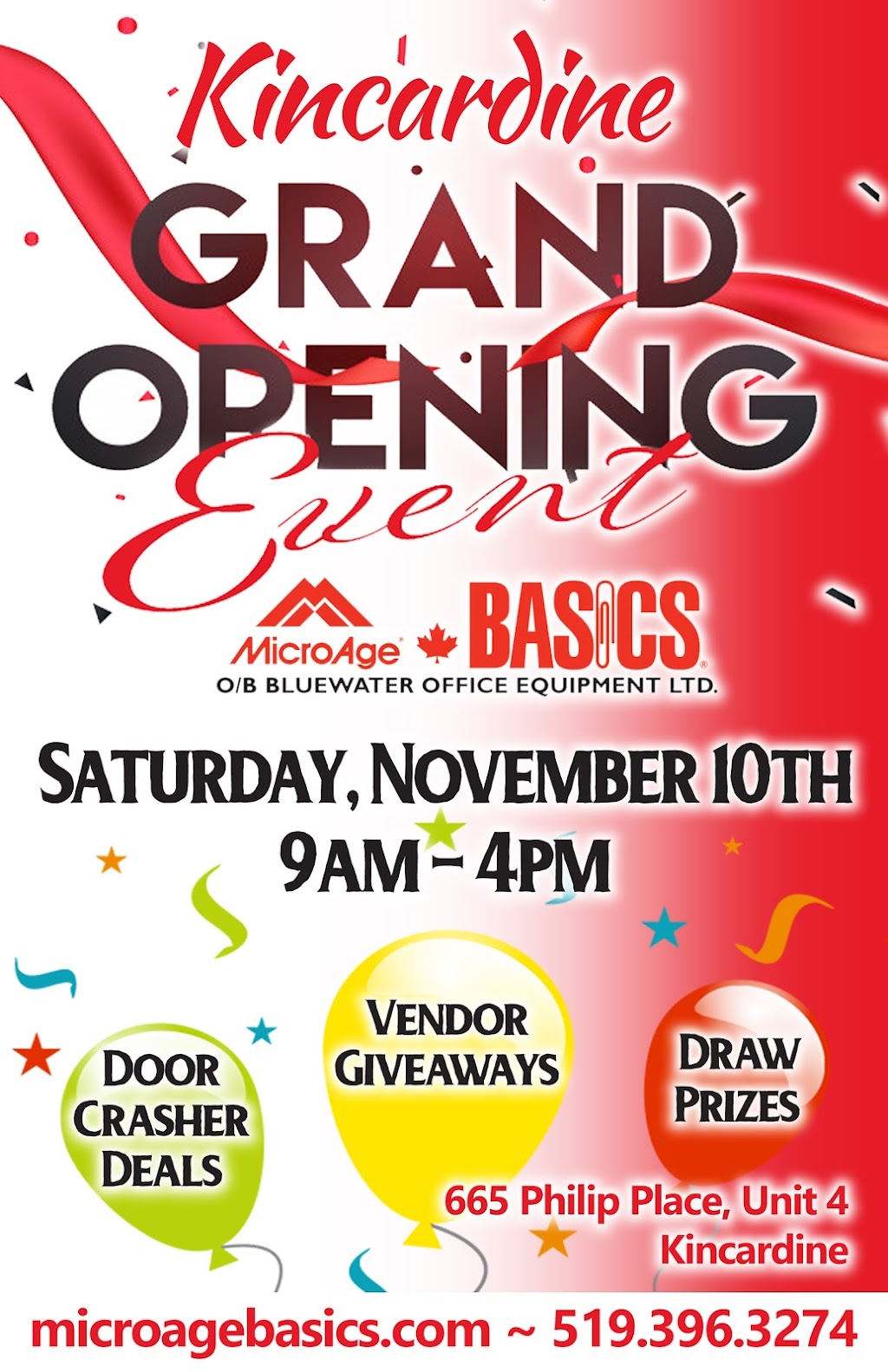 MicroAge Basics | 665 Philip Pl U-4, Kincardine, ON N2Z 2E3, Canada | Phone: (519) 396-3274