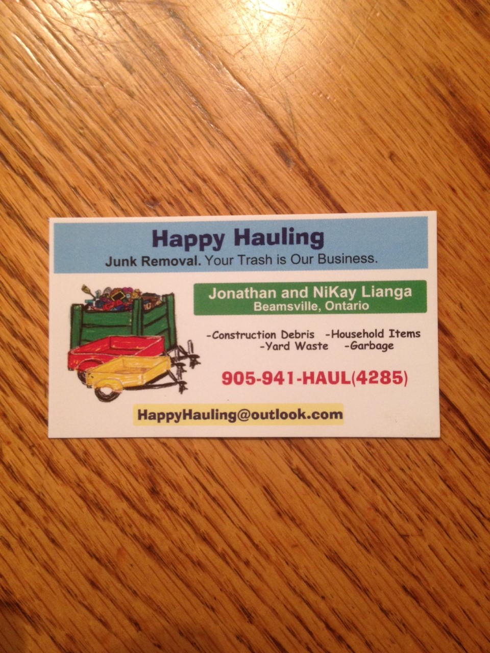 Happy Hauling Junk Removal | 4163 Merritt Rd, Beamsville, ON L0R 1B1, Canada | Phone: (905) 941-4285