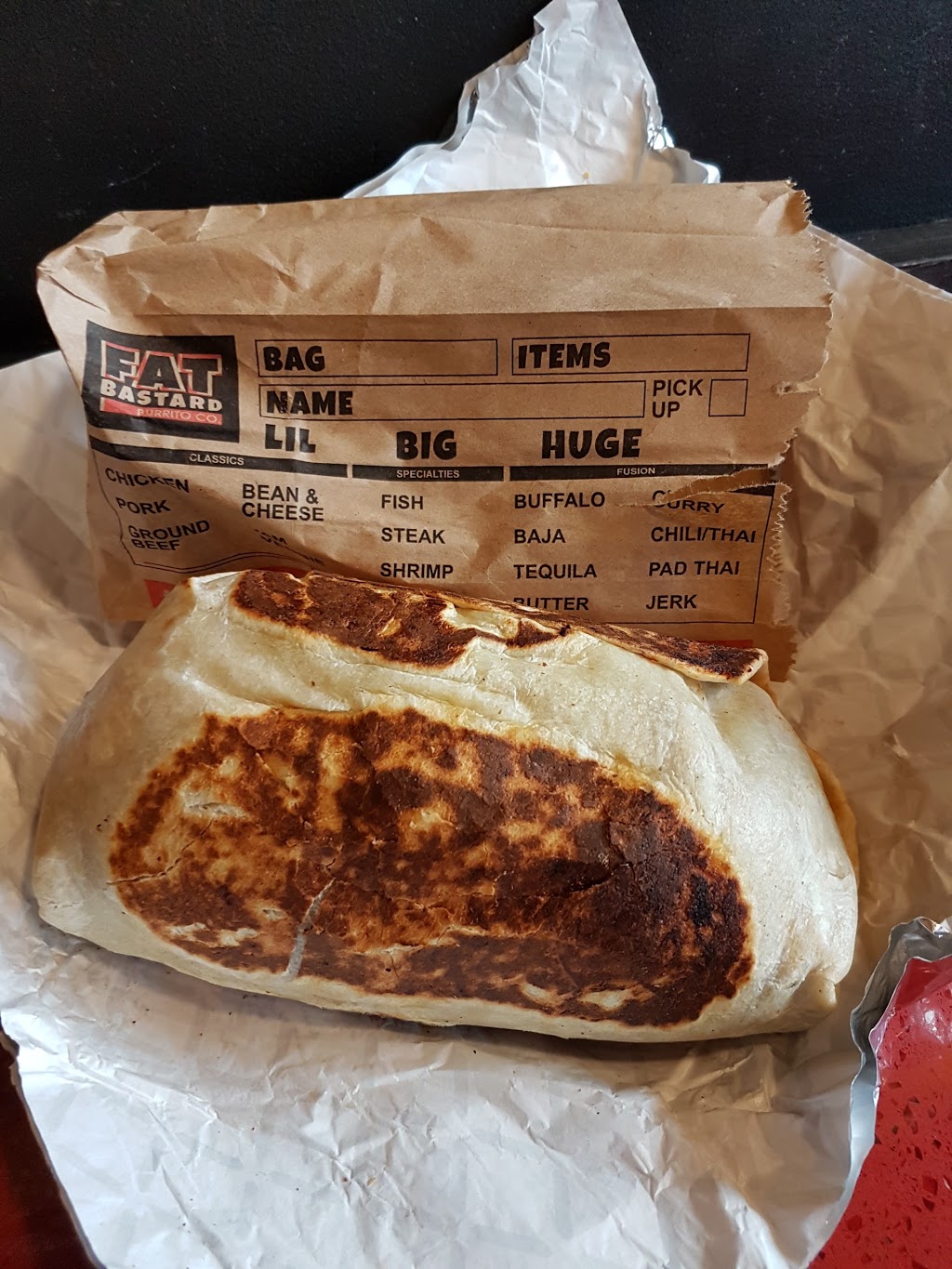 Fat Bastard Burrito | 2008 Queen St E, Toronto, ON M4L 1J3, Canada | Phone: (416) 551-3338