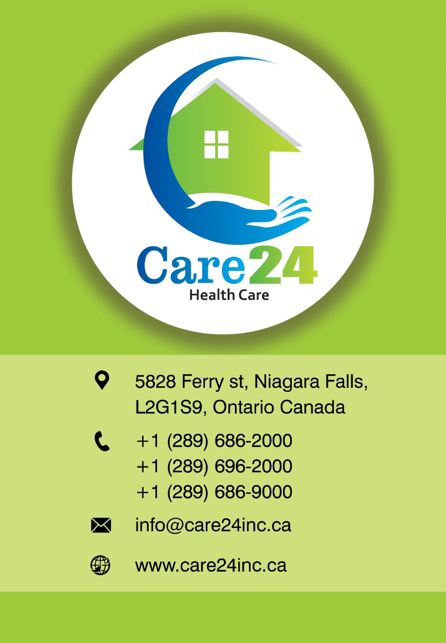 Care24 inc | 5828 Ferry St, Niagara Falls, ON L2G 1S9, Canada | Phone: (289) 696-6777