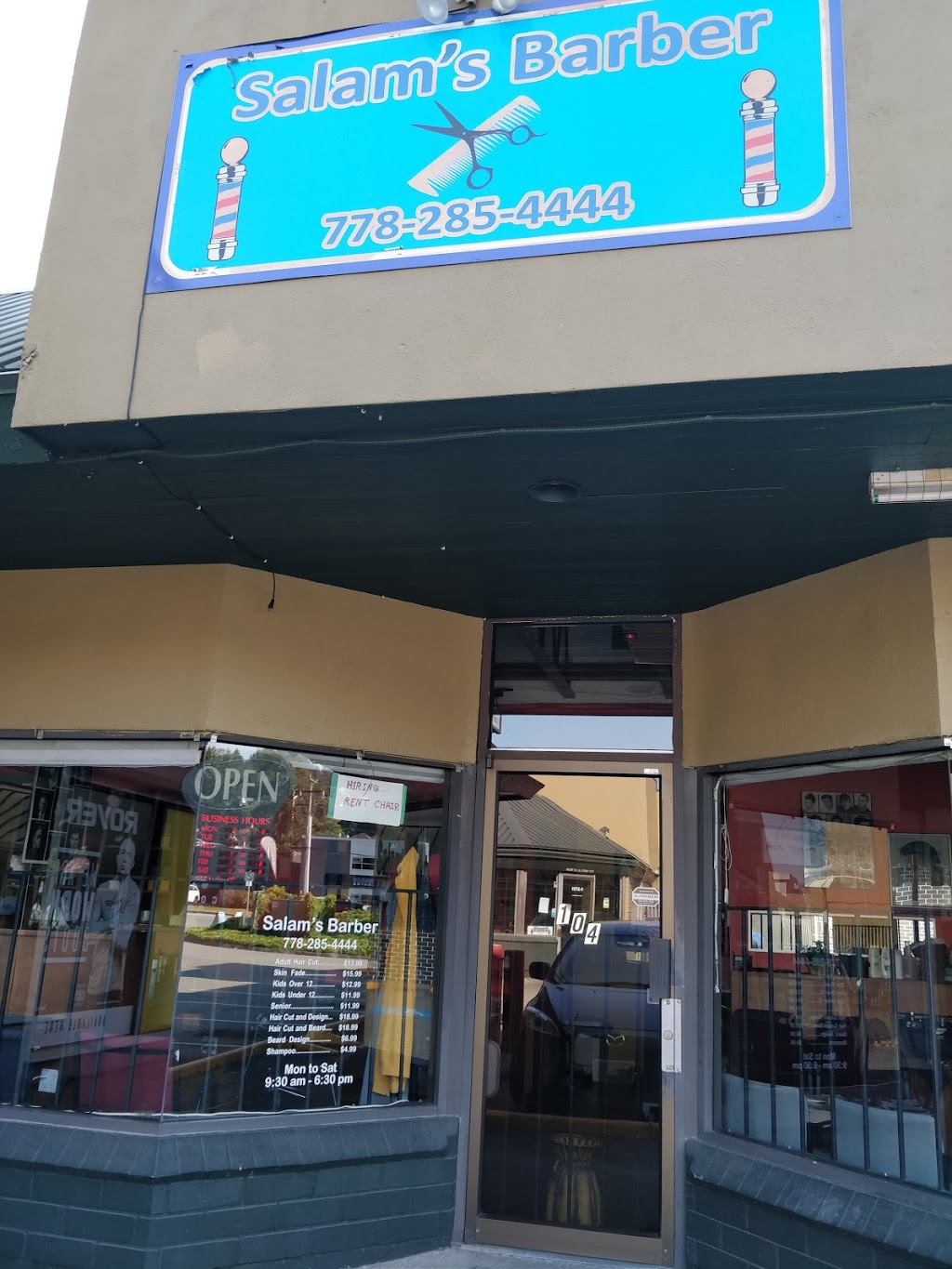 Salams Barber | 2733 Barnet Hwy #104, Coquitlam, BC V3E 1K9, Canada | Phone: (778) 285-4444