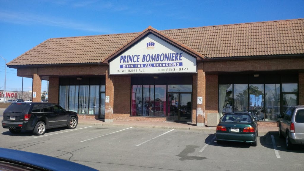 Prince Bomboniere | 177 Whitmore Rd, Woodbridge, ON L4L 6A6, Canada | Phone: (905) 850-6171