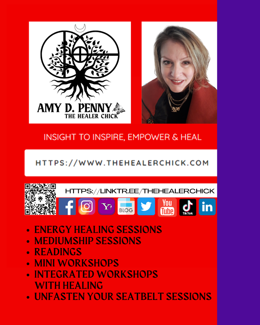 The Healer Chick | 5146 Traill Rd S, Gores Landing, ON K0K 2E0, Canada | Phone: (905) 342-5226