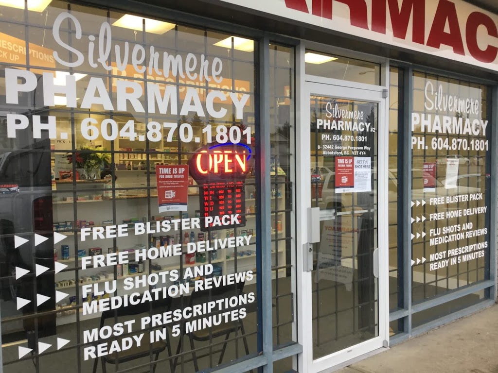 Silvermere Pharmacy 2 | 32442 George Ferguson Way, Abbotsford, BC V2T 4Y4, Canada | Phone: (604) 870-1801