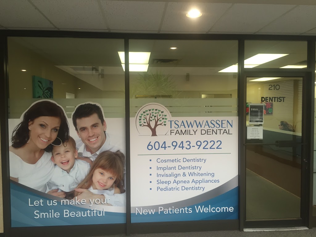 Tsawwassen Family Dental | 210-1077 56 St, Delta, BC V4L 2A2, Canada | Phone: (604) 943-9222