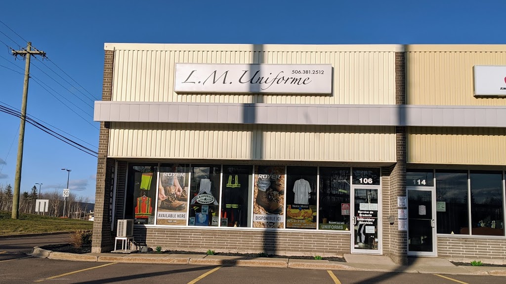 L M Uniforme | 106 Dieppe Blvd, Dieppe, NB E1A 6P8, Canada | Phone: (506) 381-2512