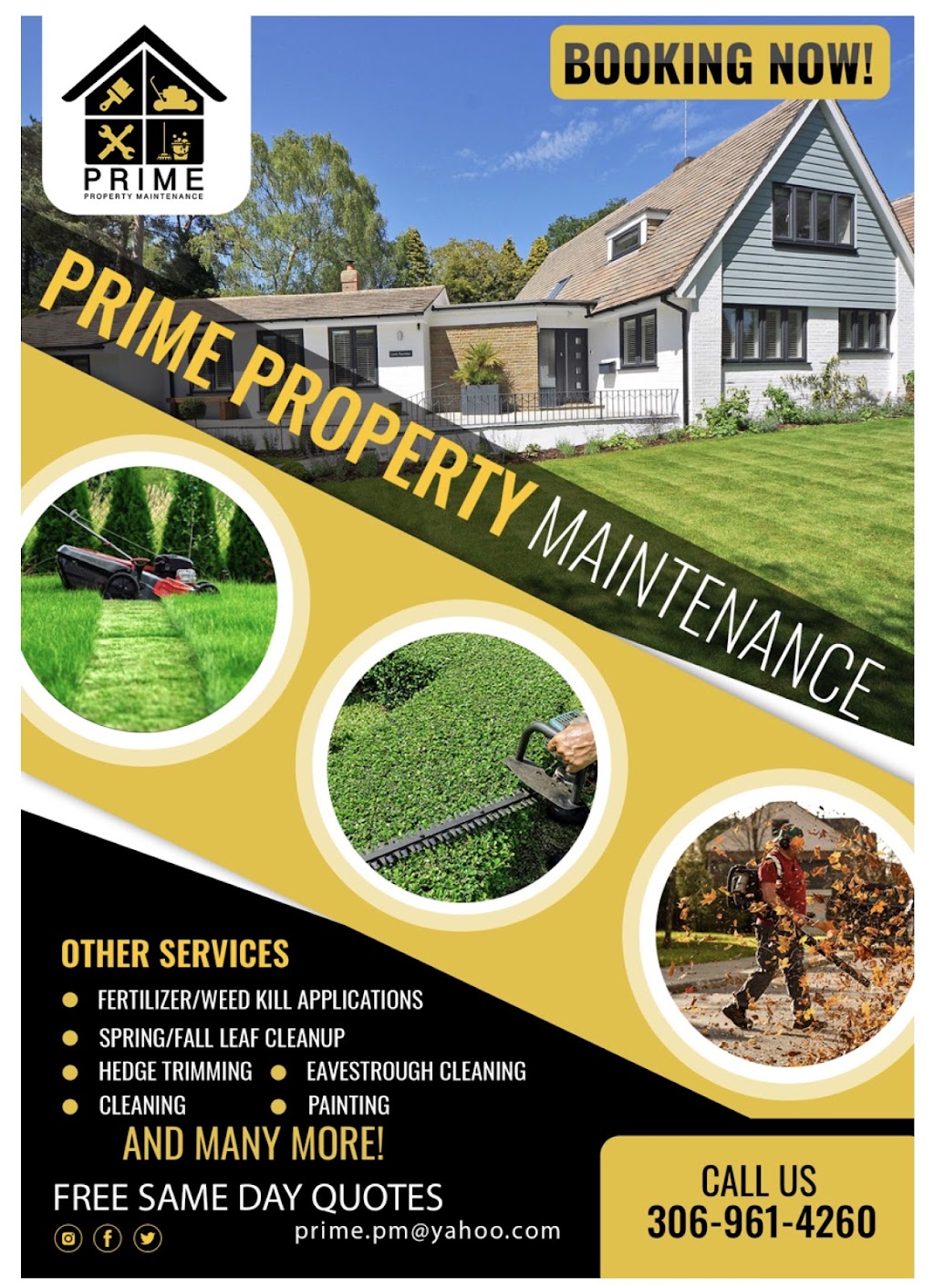 Prime Property Maintenance | 2338 McDonald Ave, Prince Albert, SK S6V 2V6, Canada | Phone: (306) 961-4260