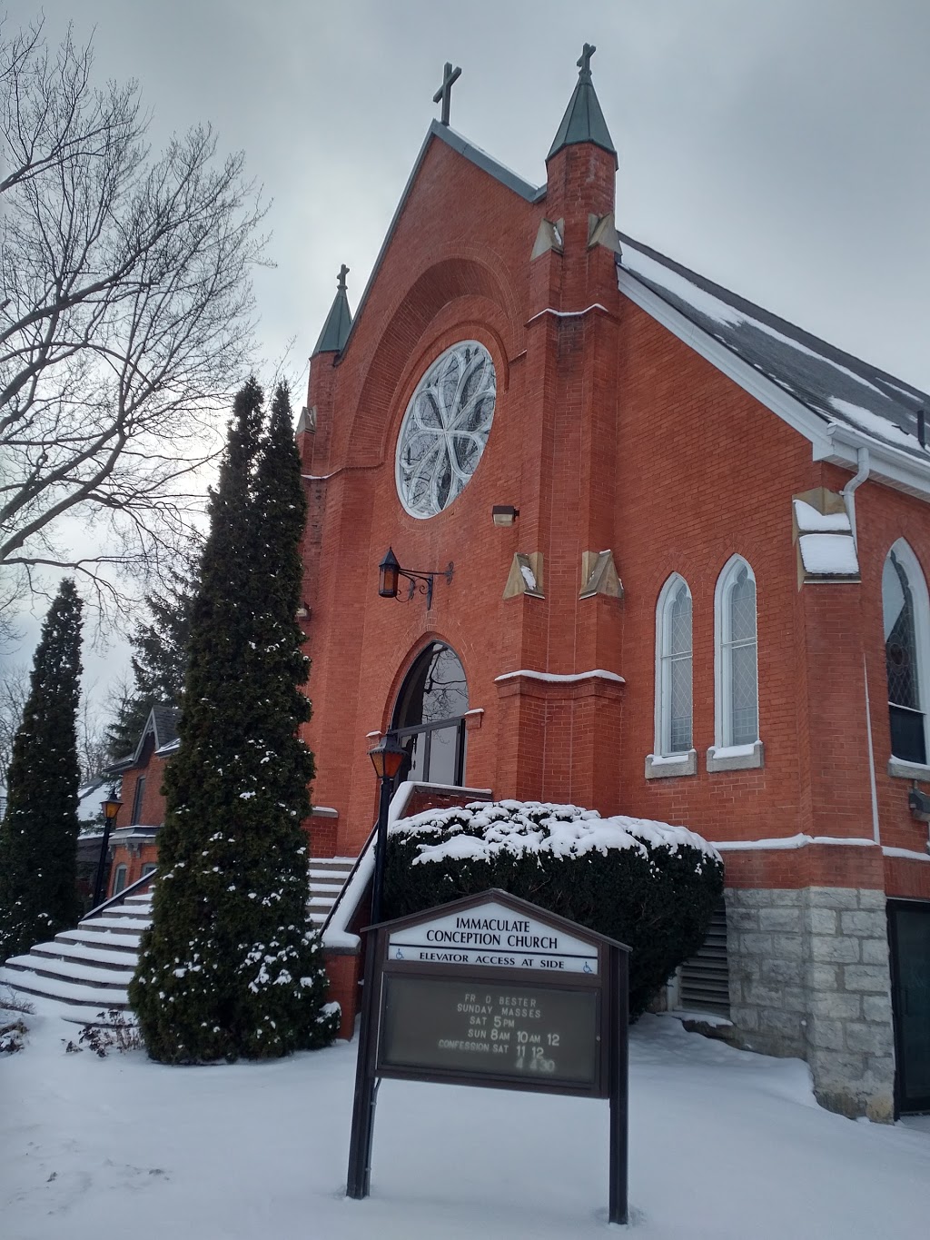 Immaculate Conception Church | 50 Well St, Stratford, ON N5A 4L7, Canada | Phone: (519) 271-2434