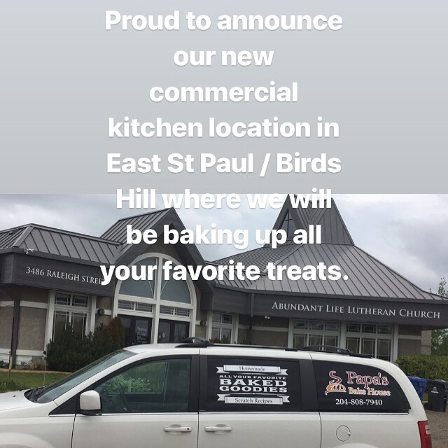 Papas Bake House | 3486 Raleigh St, East Saint Paul, MB R2E 1B9, Canada | Phone: (204) 808-7940