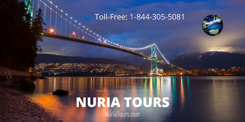 Nuria Tours | 6060 Silver Dr, Burnaby, BC V5H 2Y3, Canada | Phone: (844) 305-5081